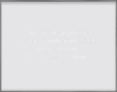 Maria Hahnenkamp: 2012, Glasbild, 70 x 90cm. 