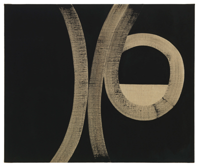 Michael Bauch: Acryl auf Jute, 100 x 120 cm. Thomas Hampel