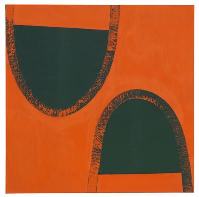 Michael Bauch: Acryl auf Leinwand, 180 x 180 cm. Thomas Hampel