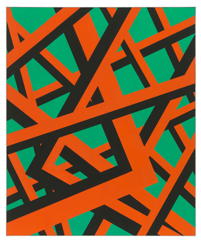 Florentina Pakosta: 1992, 180 x 150 cm, Acryl auf Leinwand. 