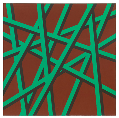 Florentina Pakosta: 2012, 150 x 150 cm, Acryl auf Leinwand. 