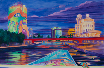 Anna Meyer: 2014
Öl auf Leinwand, 150 x 225 cm. Lukas Dostal
