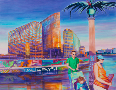 Anna Meyer: 2014
Öl auf Leinwand, 140 x 180 cm. Lukas Dostal