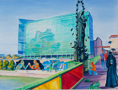 Anna Meyer: 2014
Öl auf Leinwand, 130 x 170 cm. Lukas Dostal