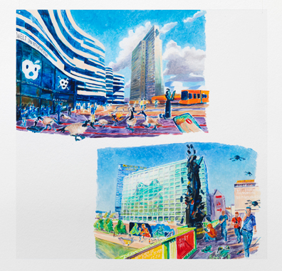 Anna Meyer: 2014
Öl auf Plexiglas, 50 x 50 cm. Lukas Dostal