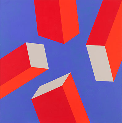 Florentina Pakosta: 2015
Acryl auf Leinwand, 95 x 95 cm, Unikat. Lisa Rastl
