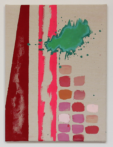 Caroline Corleone: Mixed media auf Leinwand, 40 x 30 cm. Caroline Corleone