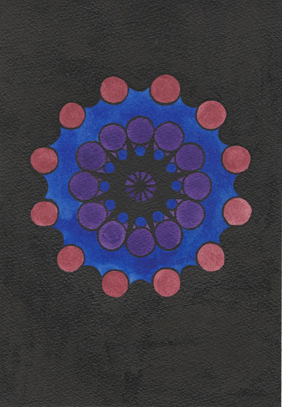 Jenni Tischer: Bleistift, Aquarell, 
26 x 18 cm, Unikat. Richard Lange