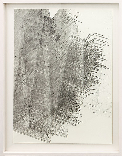 Theresa Eipeldauer: Graphit auf Papier, 
36,5 x 46,5 cm gerahmt, Unikat. Theresa Eipeldauer