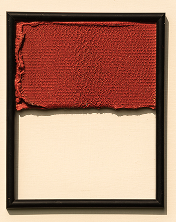 FRITZ PANZER / JOSEF BAUER: Beiwerk, 2008
Farbmasse, 27 x 22 cm, Unikat
. 