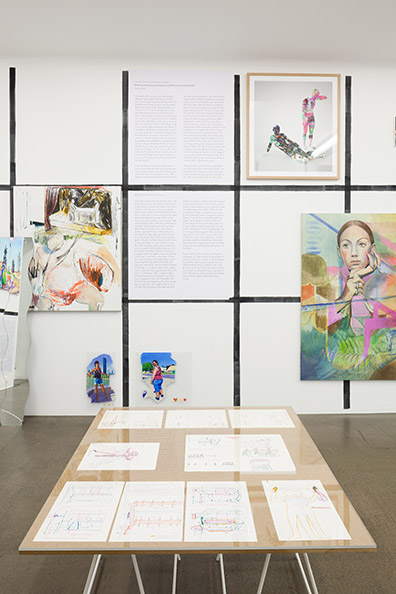 „image/reads/text“ „The Happy Fainting of Painting #2” curated by_Hans Jürgen Hafner & Gunter Reski.: 
Stefan Hayn, Tim Berresheim, Anna Meyer Birgit Megerle, 
Tisch: Chris Reinecke. Rudolf Strobl
