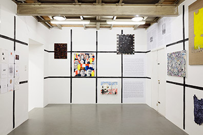 „image/reads/text“ „The Happy Fainting of Painting #2” curated by_Hans Jürgen Hafner & Gunter Reski.: 
Christine Lemke,Dominik Sittig, Marcus Weber, Ellen Gronemeyer, 
Lin May Saeed, Ellen Gronemeyer, Paul Sochacki, Anke Völk. Rudolf Strobl