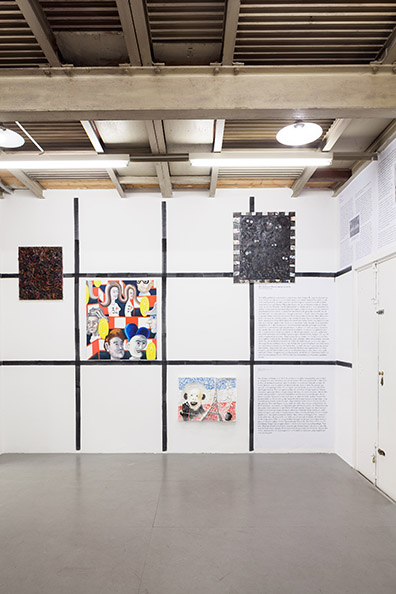 „image/reads/text“ „The Happy Fainting of Painting #2” curated by_Hans Jürgen Hafner & Gunter Reski.: 
Dominik Sittig, Marcus Weber, Ellen Gronemeyer, Lin May Saeed. Rudolf Strobl