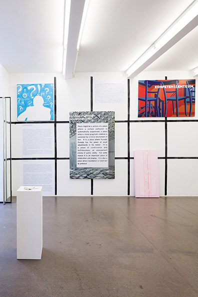 „image/reads/text“ „The Happy Fainting of Painting #2” curated by_Hans Jürgen Hafner & Gunter Reski.: 
Josef Bauer, Elke Silvia Krystufek, Art & Language, 
Rosa Hausleithner, Heinrich Dunst. Rudolf Strobl