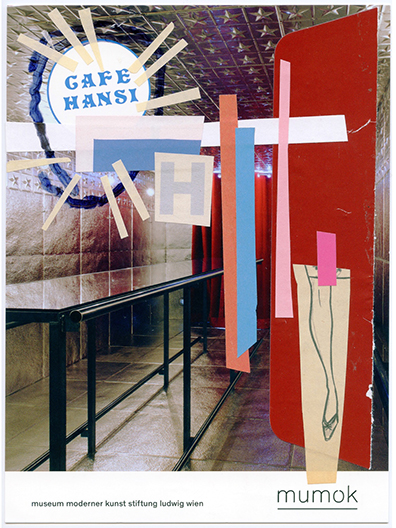 COLLAGE_Jiří Kolář . Jiří Kovanda . Dominik Lang  . Katja Strunz . Sofie Thorsen . Jenni Tischer : Untitled (mumok 1)
2017
Collage auf Einladungskarte / Collage on the invitation card
21,2 x 15 cm Unikat / Unique. Jiri Kovanda