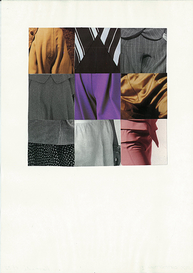 COLLAGE_Jiří Kolář . Jiří Kovanda . Dominik Lang  . Katja Strunz . Sofie Thorsen . Jenni Tischer : 
Jiri Kovanda
SEX COMPOSITION I, 1993
Collage, 21 x 29,7 cm
Unikat / unique. Jiri Kovanda