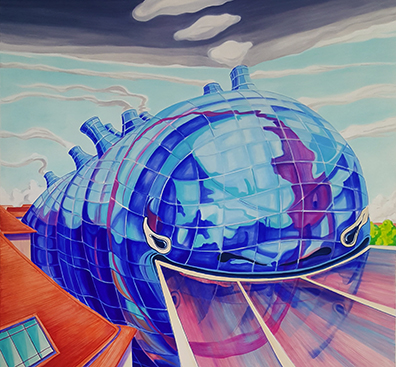 Anna Meyer: 
Öl auf Leinwand /
Oil on canvas
150 x 160 cm
Unikat / Unique. Anna Meyer