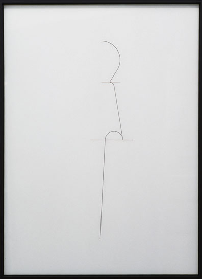 Florian Pumhösl: 2005
Acryllack hinter Glas in schwarzem Holzrahmen
84,4 x 61,5 cm. 