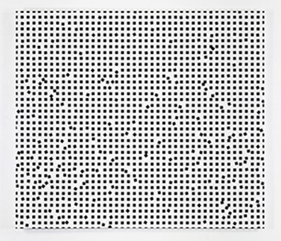Esther  Stocker: 
O.T. / Untitled, 2018
Acryl auf Baumwolle / acrylic on cotton
140 x 160 cm
Unikat/unique. 