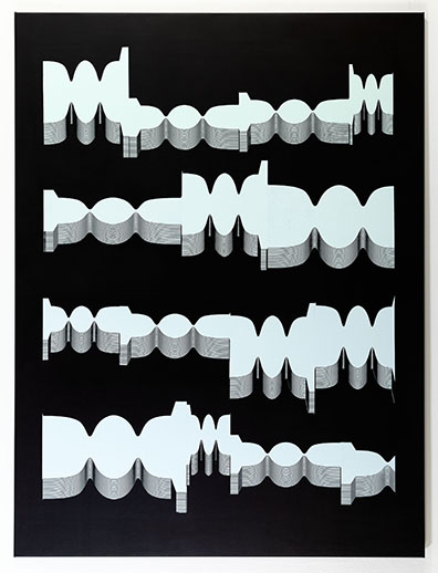 Theresa Eipeldauer: 
Acryl auf Leinwand, Unikat Siebdruck / 
Acrylic on canvas, unique screenprint
200 x 150 cm. Unikat/Unique . Theresa Eipeldauer