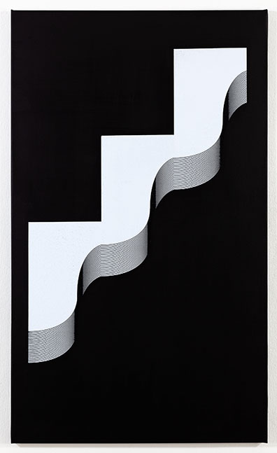 Theresa Eipeldauer: 
Acryl auf Leinwand, Unikat Siebdruck / 
Acrylic on canvas, unique screenprint
150 x 90 cm. Unikat/Unique . Theresa Eipeldauer
