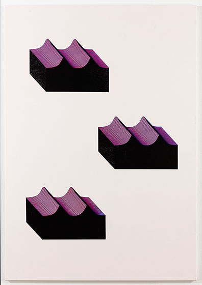 Theresa Eipeldauer: 
Acryl auf Leinwand, Unikat Siebdruck / 
Acrylic on canvas, unique screenprint
150 x 110 cm. Unikat/Unique . Theresa Eipeldauer