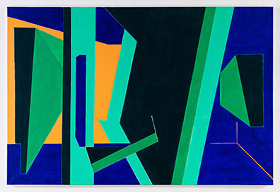 Rosa Hausleithner: Acryl auf Leinwand / Acrylic on canvas
100 x 150 cm. Unikat/Unique . Rudolf Strobl