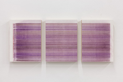 Sofie Thorsen: 
Pigment und Kaseinfarbe auf Holz / 
pigment and casein paint on wood je/each 32 x 24 cm
Unikat/unique. Sofie Thorsen.