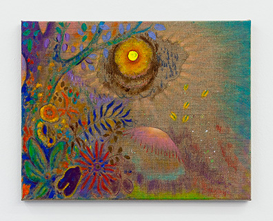 Uwe Henneken: Acryl, Pastell /Leinwand / Acrylic, pastel / canvas, 
47 x 60 cm, Unikat / unique. 