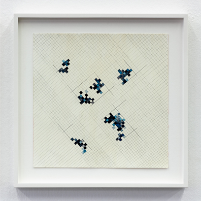 Haleh Redjaian: 2019
Acryl,Aquarell,Graphit auf Papier
25 x 25 cm 
Unikat / unique. Rudolf Strobl