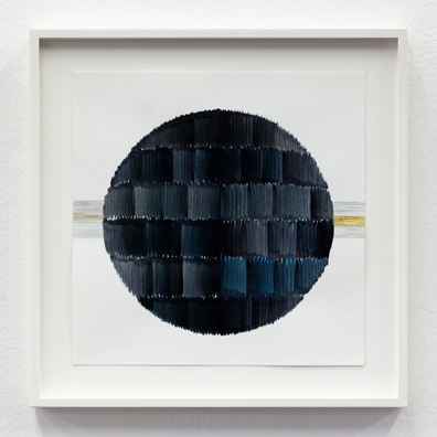 Haleh Redjaian: 2019
Aquarell,Graphit, Blattgold aufPapier
25 x 25 cm 
Unikat / unique. Rudolf Strobl