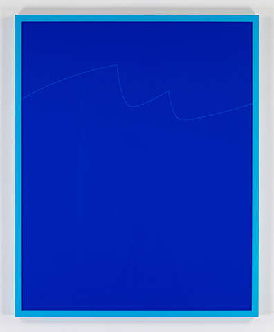Gerwald Rockenschaub: 
Acrylglas, Rahmen aus MDF, farbig lackiert / 
acrylic glass, MDF-frame, lacquer
84 x 68 x 4 cm . 