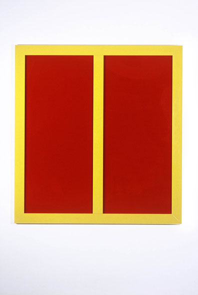 Ugo Rondinone: 2002, Acrylglas, 160 x 150 x 3 cm. 