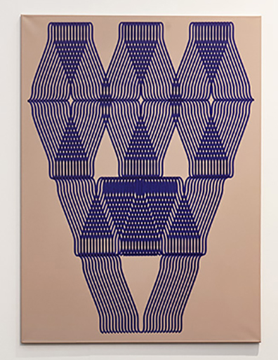 Elisa Alberti . Michael Bauch . Theresa Eipeldauer . Sebastian Koch . Fritz Panzer: O.T./ Untitled, 2018
Acryl auf Leinwand, Unikat Siebdruck / acrylic on canvas, unique screenprint
150 x 110 cm. Unikat/Unique. 