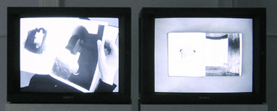 B&#283;la Kolá&#345;ová Falke Pisano Janice Kerbel Sofie Thorsen: Chillida (Forms & Feelings), 2006 
2-Kanal-Videoarbeit mit 2 DVD’s
schwarz-weiß, Ton, je 13:50 min
Auflage 3 + 1AP. 