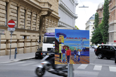 Anna Meyer:  Schilderweg Eschenbachgasse. Anna Meyer