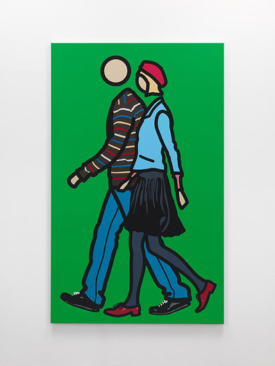 Julian Opie: 2010
Vinyl on wooden stretcher
222 x 136,6 cm. 