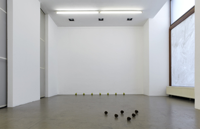 Ugo Rondinone: Krobath Wien 2012
still.life. (seven pears in a line), 2011
still.life. (six pine cones in a triangle), 2011. Ugo Rondinone und Krobath Wien &#9474; Berlin
